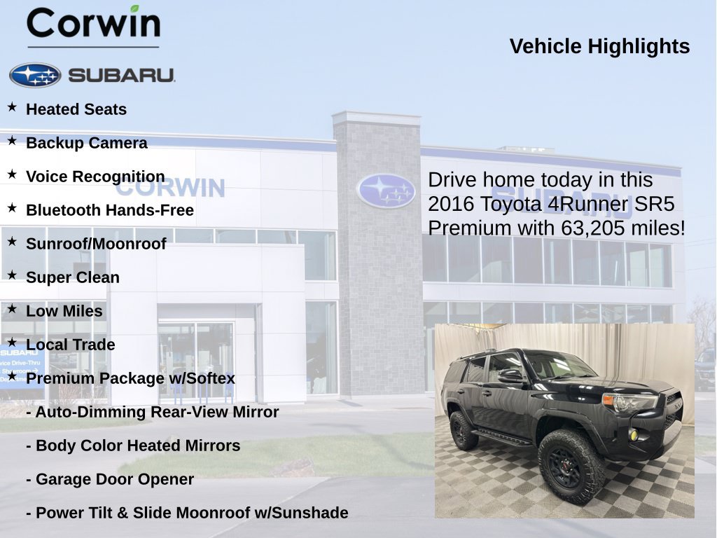 Used 2016 Toyota 4Runner SR5 Premium AWD/4WD image 6