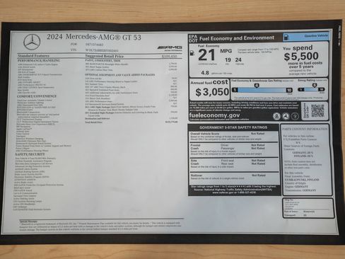 Certified 2024 Mercedes-Benz AMG GT 53 image 34
