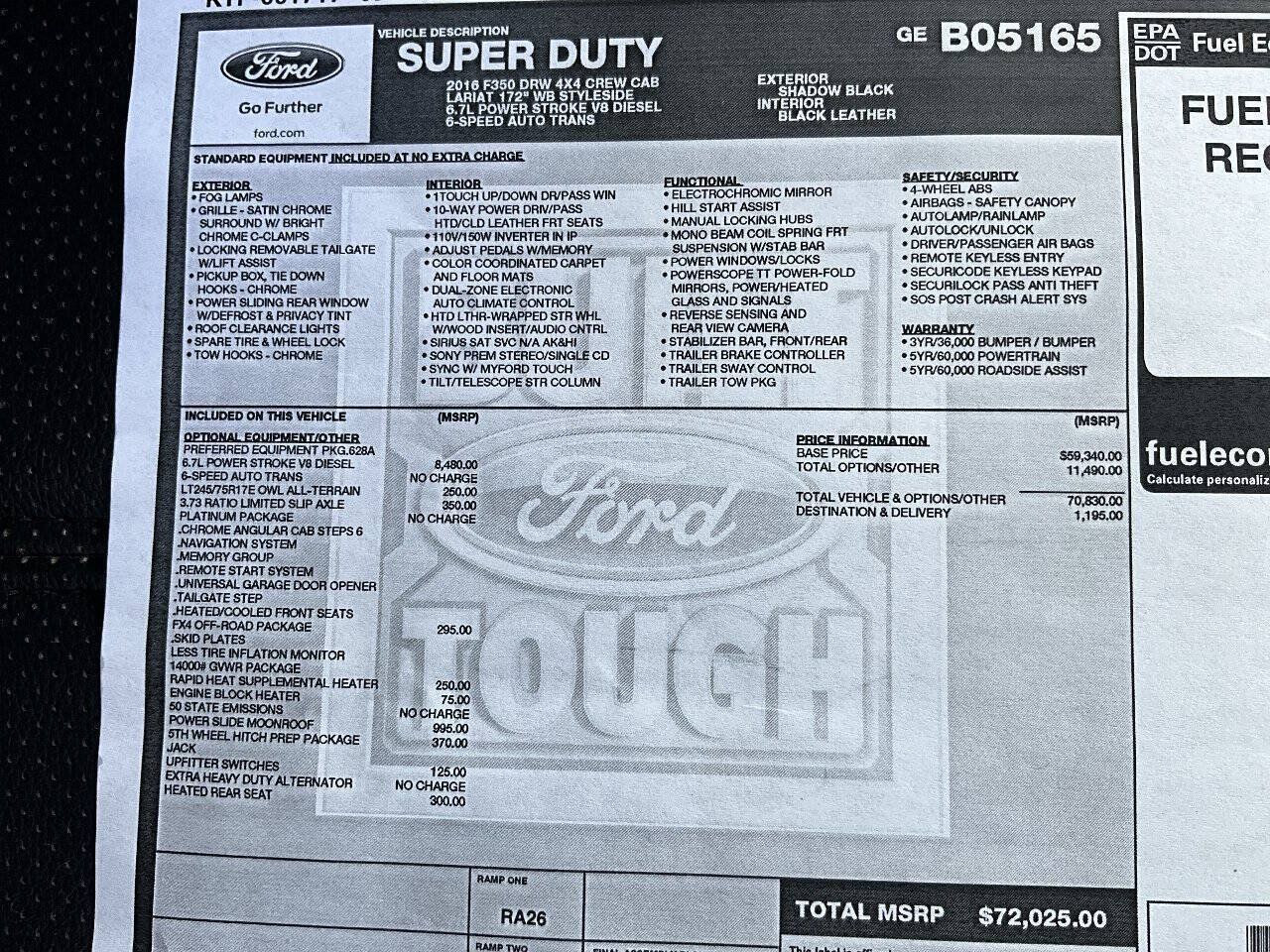 Used 2016 Ford F350 Platinum AWD/4WD image 19