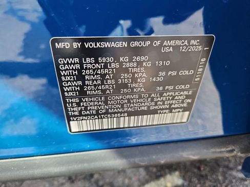 New 2026 Volkswagen Atlas SEL Premium R-Line image 10