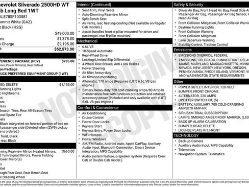 New 2025 Chevrolet Silverado 2500 W/T w/ WT Convenience Package image 4