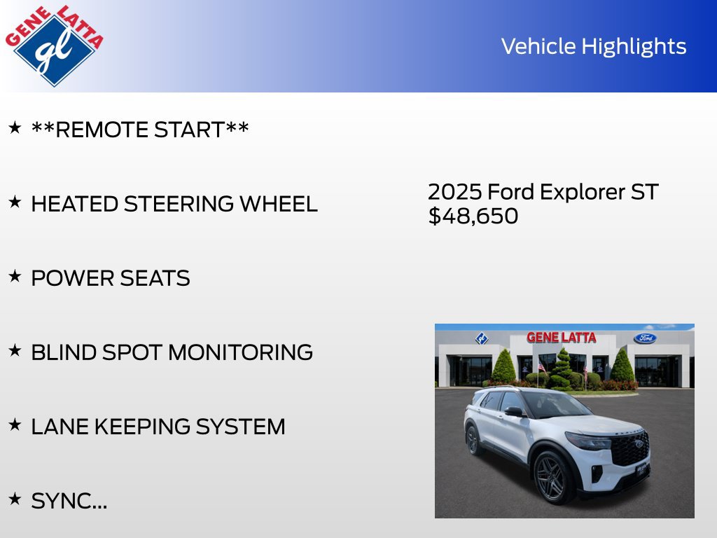 Used 2025 Ford Explorer ST AWD/4WD image 34