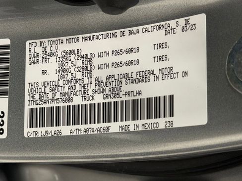 Used 2023 Toyota Tacoma Limited image 20