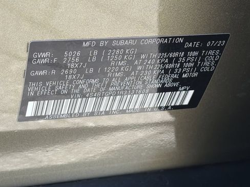 Certified 2024 Subaru Outback Touring XT AWD/4WD image 34