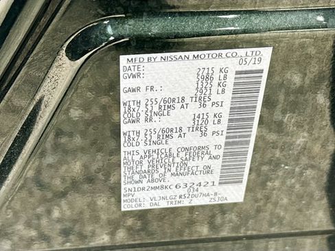 Used 2019 Nissan Pathfinder SL AWD/4WD image 20