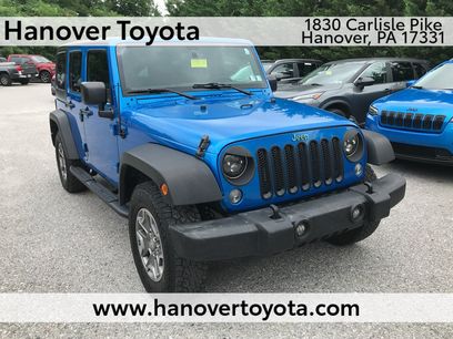 Used 2016 Jeep Wrangler Unlimited Sport w/ Quick Order Package 24S