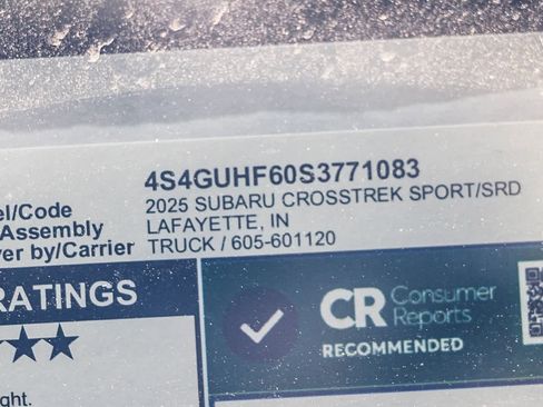 New 2025 Subaru Crosstrek 2.5i Sport image 26