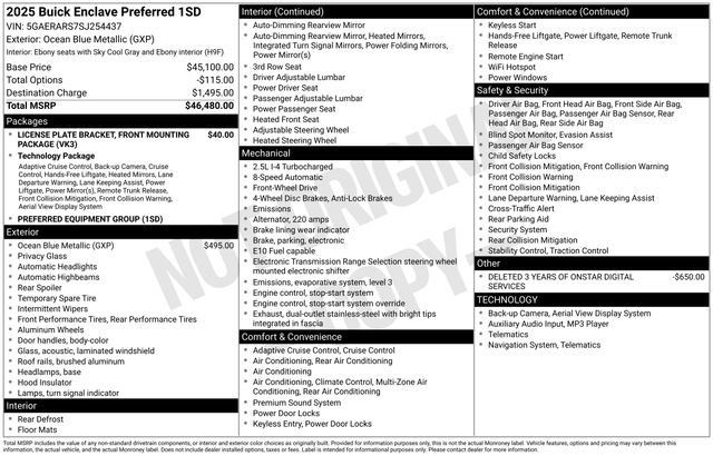 Used 2025 Buick Enclave Preferred FWD image 12