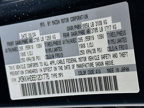 Used 2025 MAZDA CX-90 3.3 Turbo w/ Select Package image 12