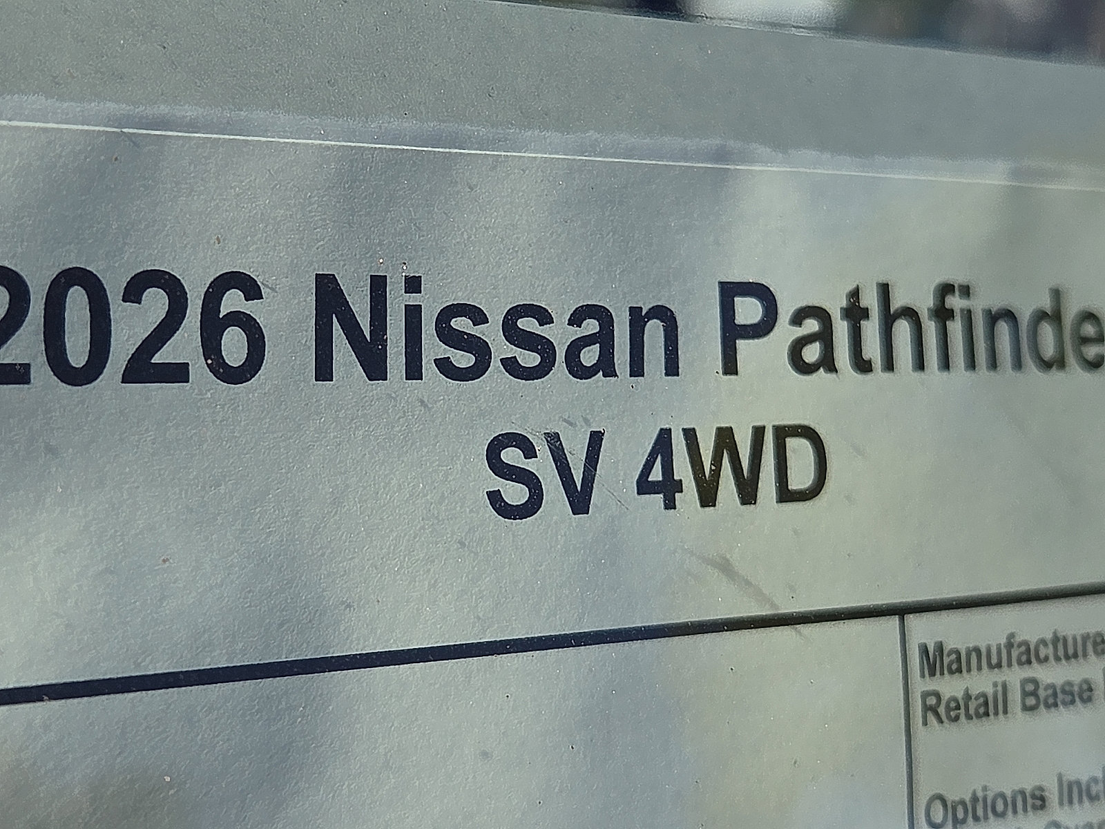 New 2026 Nissan Pathfinder SV AWD/4WD image 8