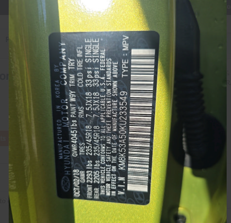 Used 2019 Hyundai Kona Ultimate FWD image 20