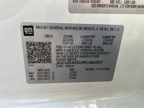 Used 2024 Chevrolet Silverado 1500 W/T w/ WT Value Package image 35