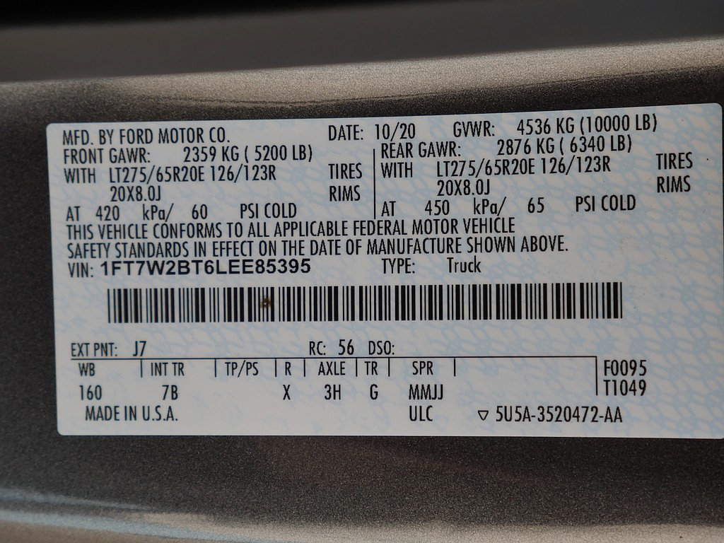 Used 2020 Ford F250 Platinum w/ FX4 Off-Road Package AWD/4WD image 78