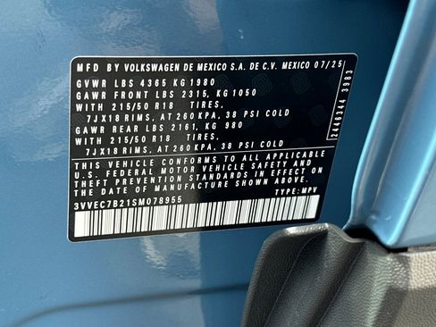 New 2025 Volkswagen Taos SE image 25