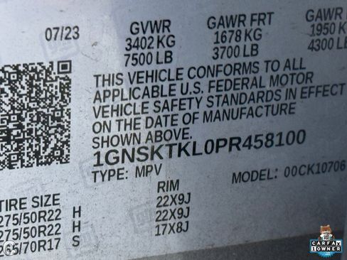 Used 2023 Chevrolet Tahoe High Country image 12