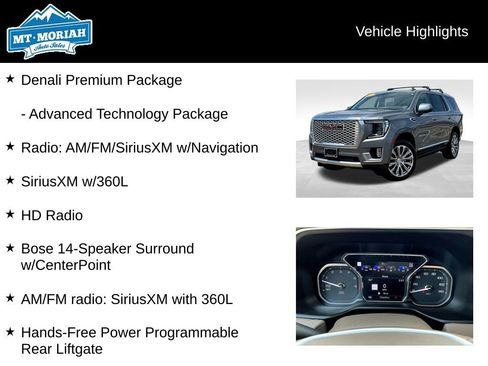Used 2021 GMC Yukon Denali w/ Denali Premium Package AWD/4WD image 24