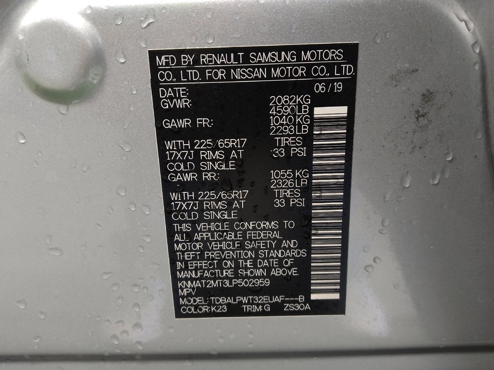 Used 2020 Nissan Rogue S w/ Special Edition Package FWD image 33