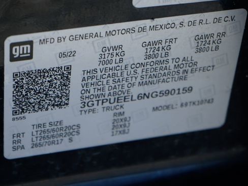 Used 2022 GMC Sierra 1500 AT4 w/ AT4 Preferred Package AWD/4WD image 56