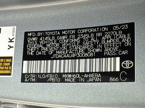 Used 2023 Toyota Prius LE FWD image 25