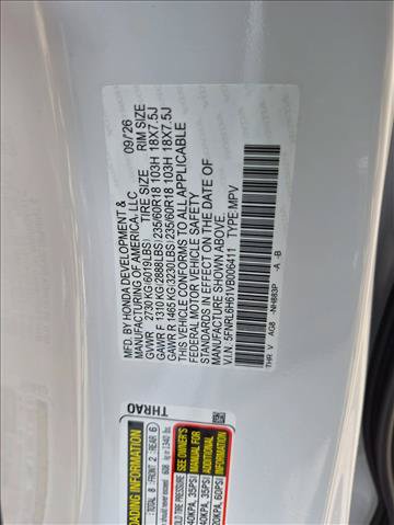 New 2027 Honda Odyssey EX-L image 17
