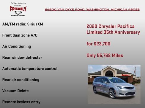 Used 2020 Chrysler Pacifica Limited FWD image 15