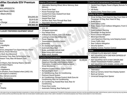 Used 2023 Cadillac Escalade ESV Premium Luxury AWD/4WD image 5