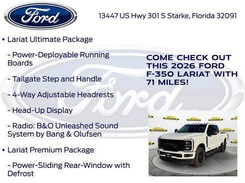 New 2026 Ford F350 Lariat w/ Black Appearance Package image 30
