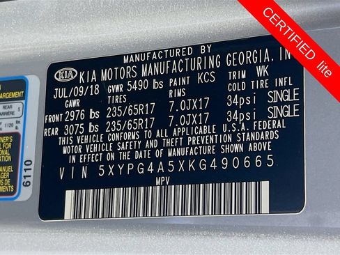 Used 2019 Kia Sorento FWD V6 image 33