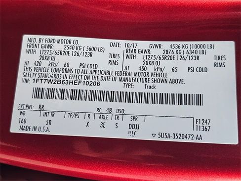 Used 2017 Ford F250 Lariat w/ Chrome Package image 31