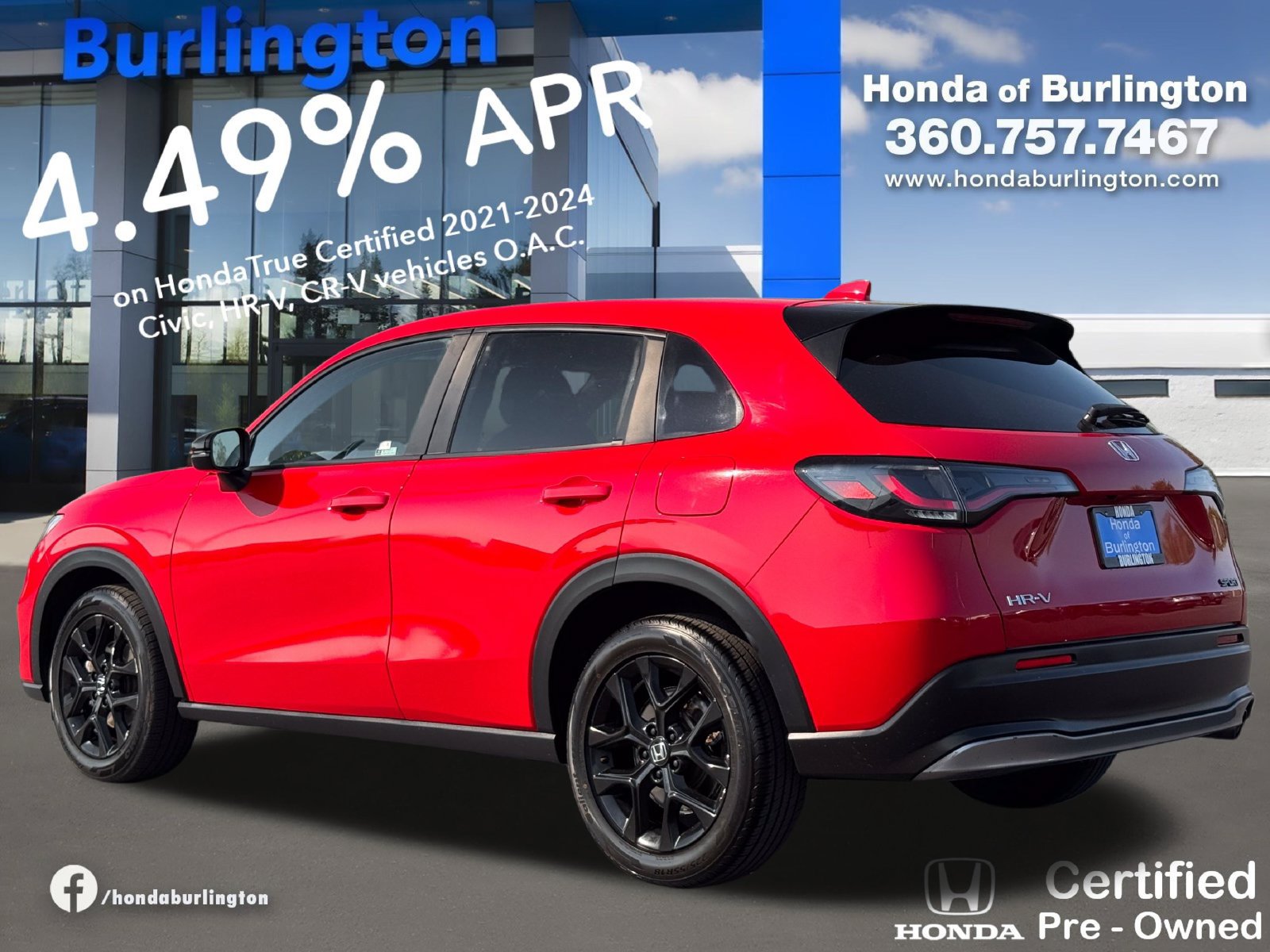 Certified 2023 Honda HR-V Sport image 4