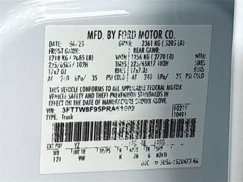 Used 2023 Ford Maverick XL w/ Equipment Group 100A Standard image 32