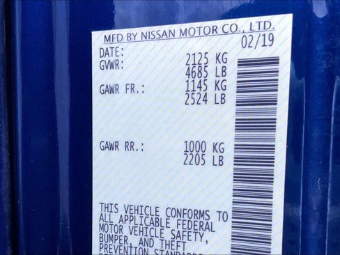 Used 2019 Nissan Maxima 3.5 SL w/ Floor Mat Group image 33