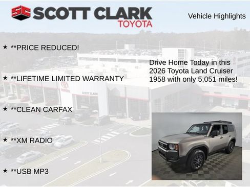 Used 2026 Toyota Land Cruiser 1958 AWD/4WD image 13