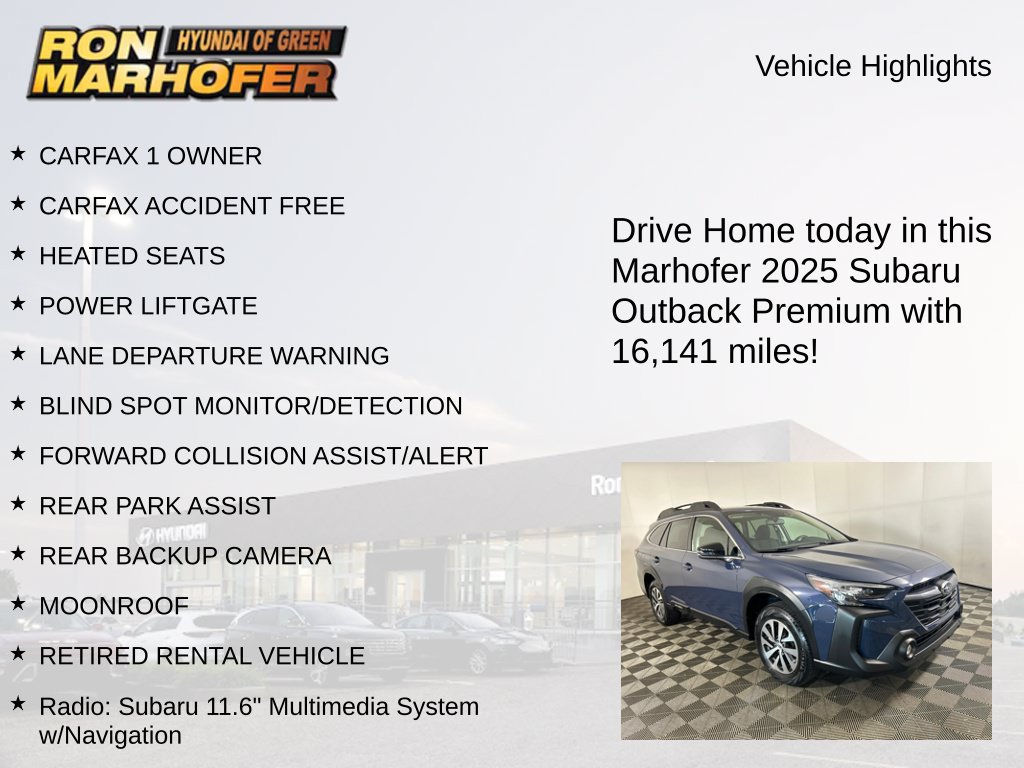 Used 2025 Subaru Outback Premium AWD/4WD image 14