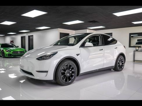 Used 2020 Tesla Model Y Long Range AWD/4WD image 1