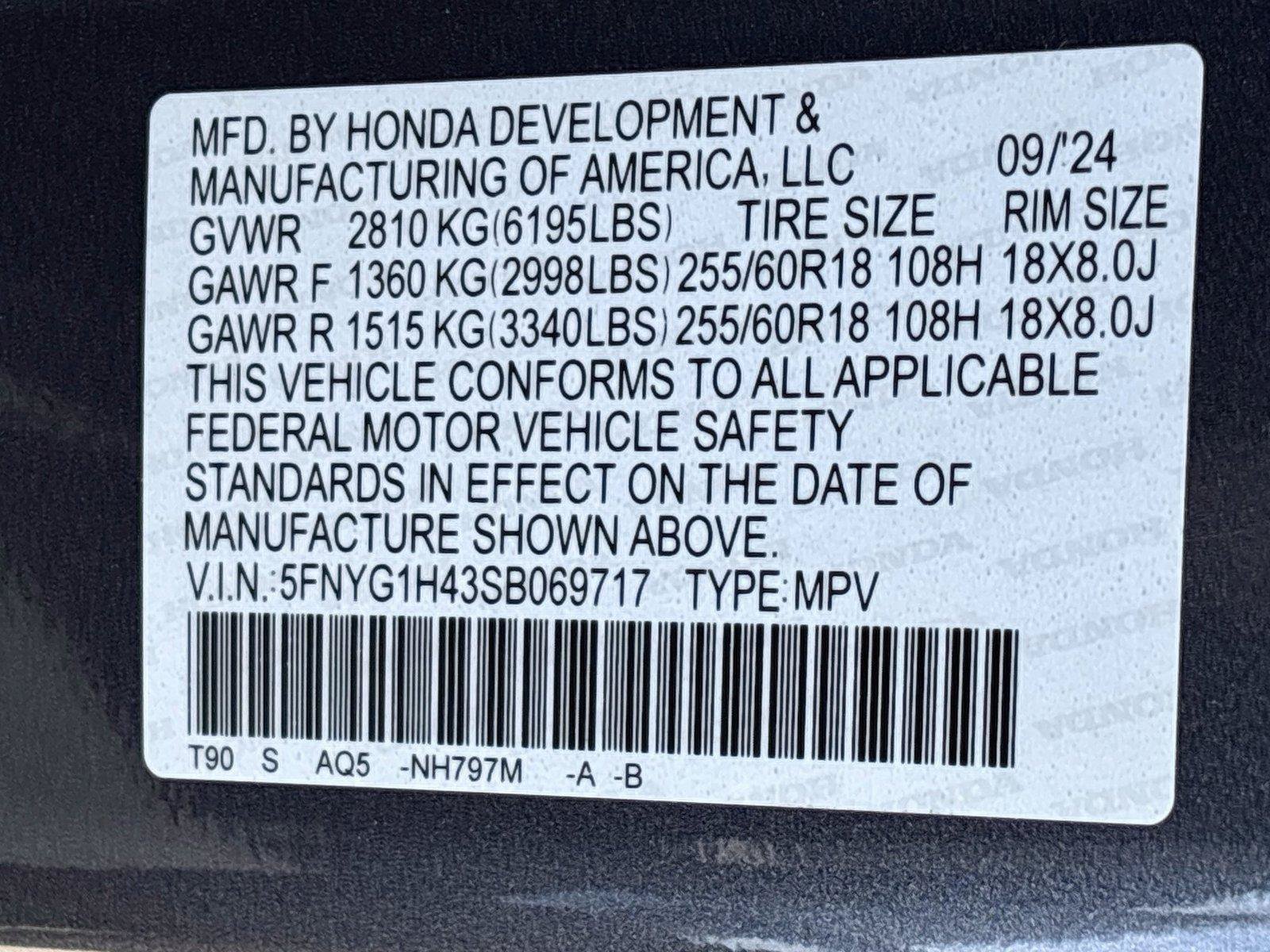 Certified 2025 Honda Pilot EX-L image 36