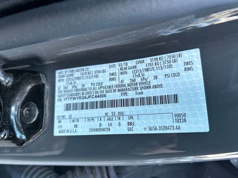 Used 2018 Ford F150 Raptor w/ Equipment Group 802A Luxury image 31