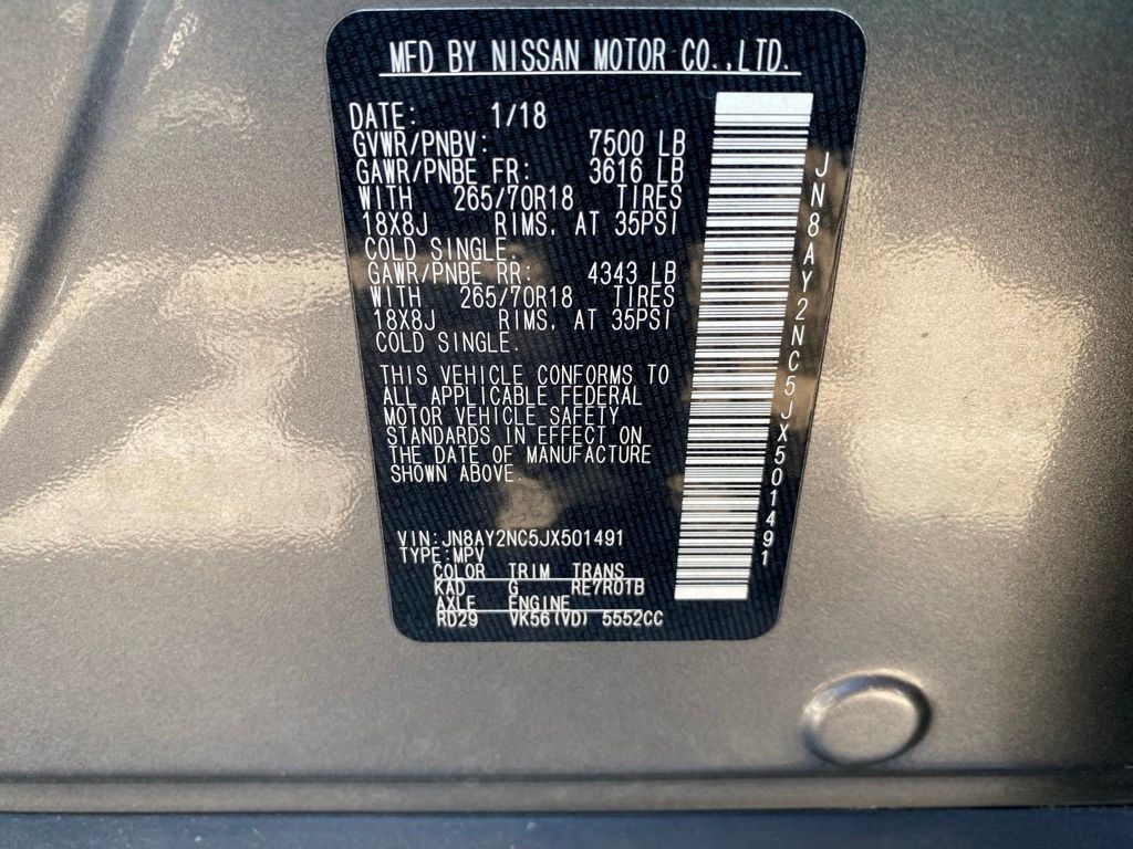 Used 2018 Nissan Armada SV w/ Driver Package AWD/4WD image 19