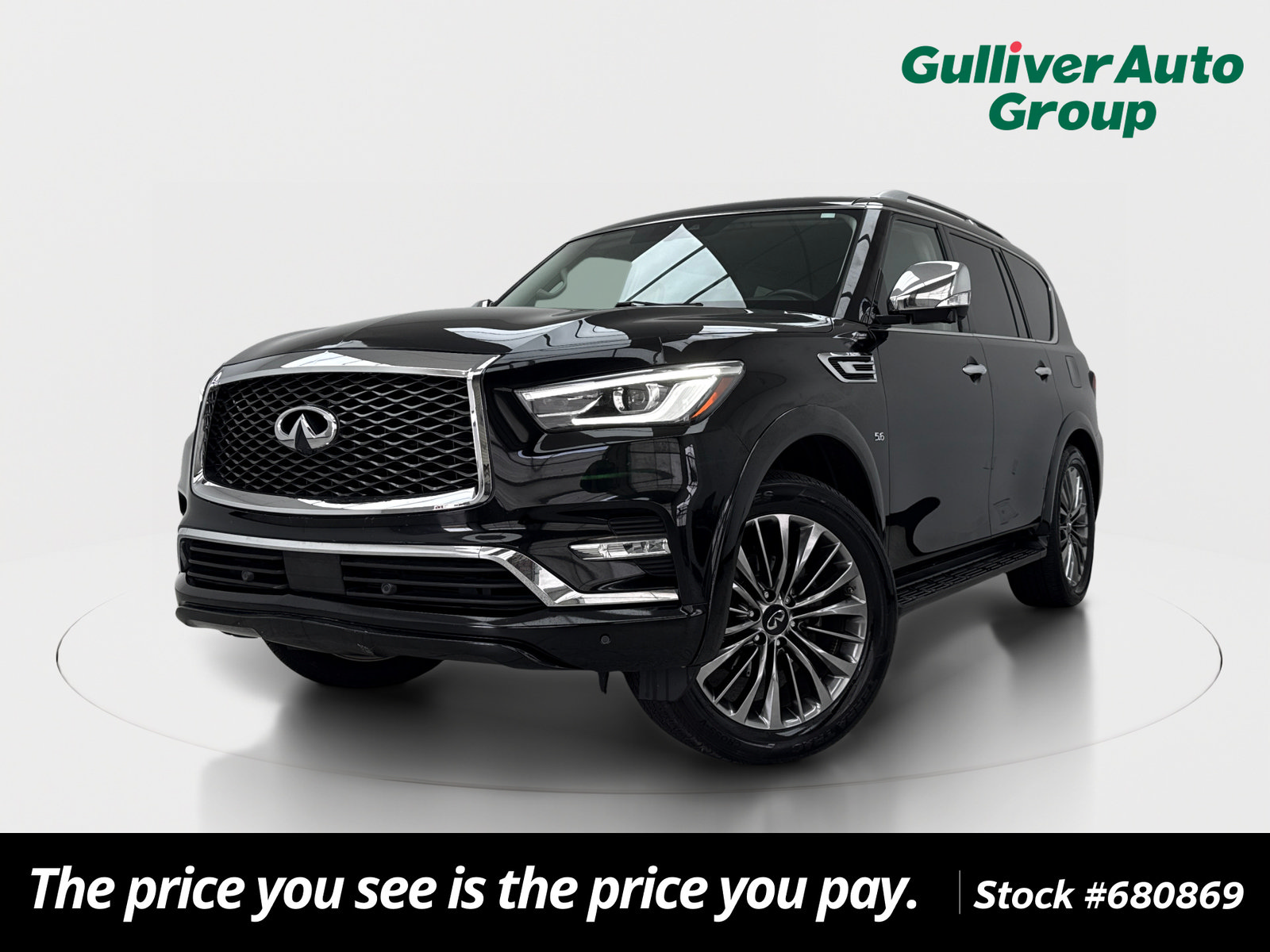 Used 2019 INFINITI QX80 Luxe w/ 22" Wheel Package RWD image 1