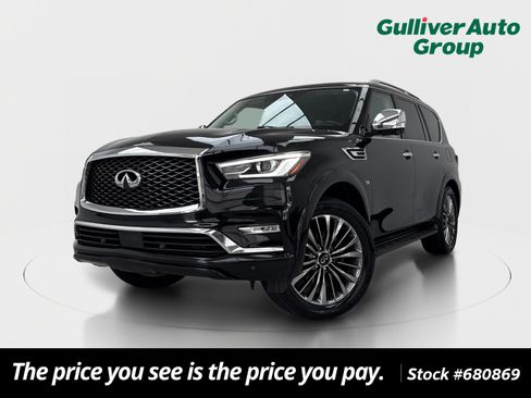Used 2019 INFINITI QX80 Luxe w/ 22" Wheel Package RWD image 1