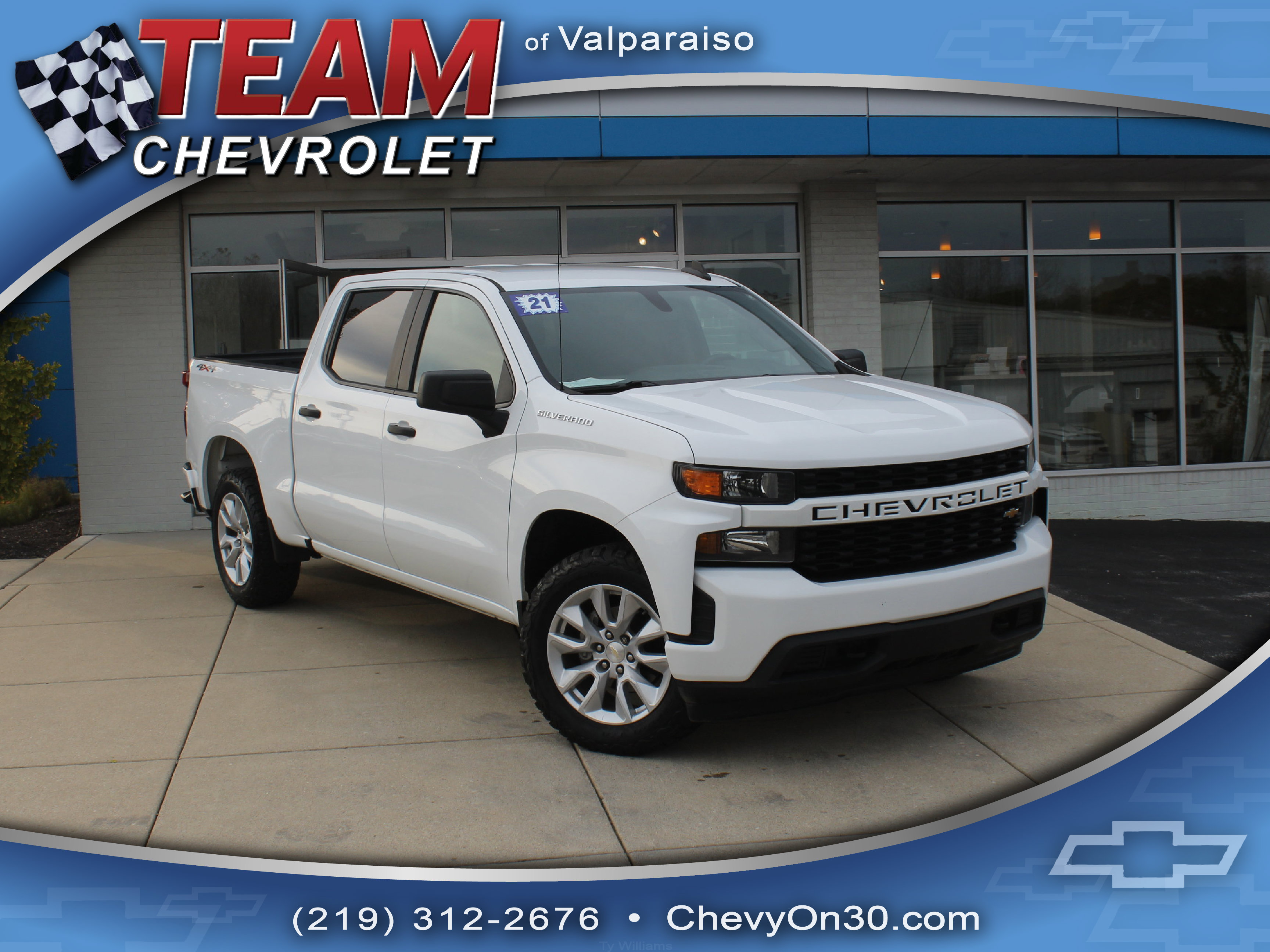 Used 2021 Chevrolet Silverado 1500 Custom AWD/4WD image 1