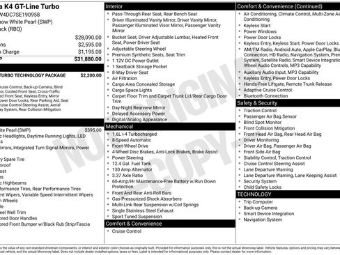 Used 2025 Kia K4 GT-Line Turbo image 35