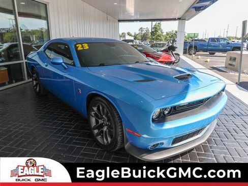 Used 2023 Dodge Challenger R/T Scat Pack w/ Scat Pack Stripe RWD image 1