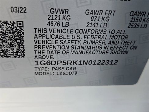 Used 2022 Cadillac CT5 Sport w/ LPO, ONYX Package image 36