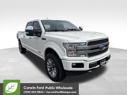 Used 2018 Ford F150 Platinum w/ Technology Package AWD/4WD image 3