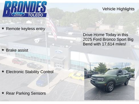 Used 2025 Ford Bronco Sport Big Bend AWD/4WD image 11
