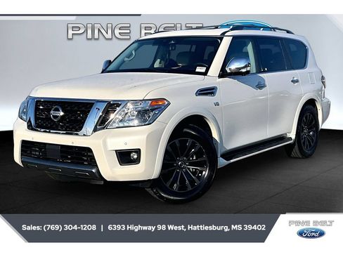 Used 2019 Nissan Armada Platinum w/ Captain's Chairs Package RWD image 10