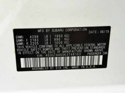 Used 2019 Subaru Impreza 2.0i AWD/4WD image 39
