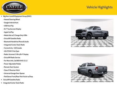 Used 2022 RAM 1500 Big Horn w/ Night Edition image 7