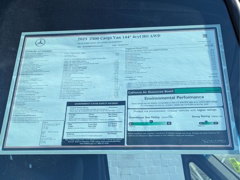 New 2025 Mercedes-Benz Sprinter 2500 image 13